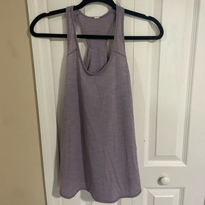 lululemon tank with cross back size 6